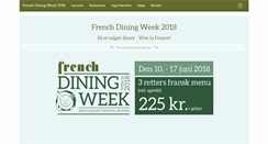 Desktop Screenshot of diningweek.dk