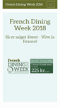 Mobile Screenshot of diningweek.dk